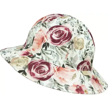 Klobouk ESITO | Dívčí klobouk mušelín Rose - bílá / XL