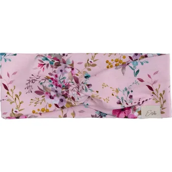 Čelenka ESITO | Dívčí čelenka do vlasů Květinky - růžová / 34