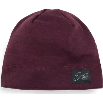Kojenecká čepice ESITO | Zimní čepice Warmkeeper ZOE Garnet - vínová / 34