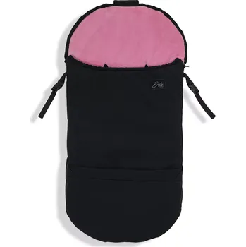 Fusak ESITO | Zimní fusak Softshell Warm cocoon 4 v 1 Black / Cameo pink - černá / růžová / 95 x 47 cm / UNI