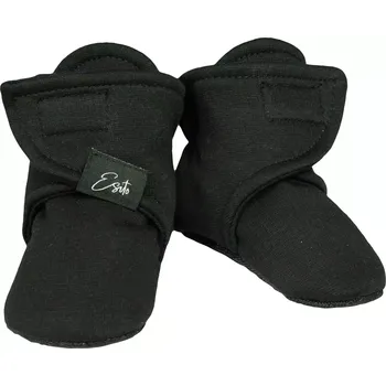 Capáčky ESITO | Capáčky barefoot Warmkeeper ZOE Black - černá / 0 - délka stélky: 10 cm
