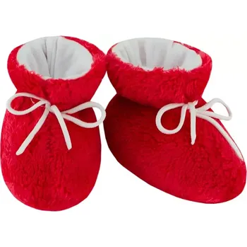 Capáčky ESITO | Kojenecké botičky Lara velké - červená / 1 - délka stélky: 11 cm