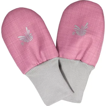 Rukavice ESITO | Zimní bezpalcové rukavice softshell s beránkem Antique pink - antique pink / 74 - 80