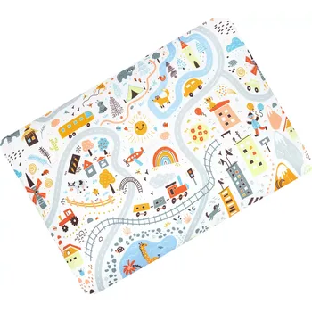 Příslušenství pro dětskou postel a kolébku ESITO | Dětský polštářek Minky World s výplní - stříbrná / 30 x 40 cm