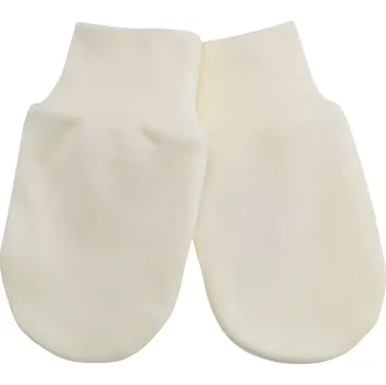 Rukavice ESITO | Rukavice bavlna jednobarevné Light cream - smetanová / 56