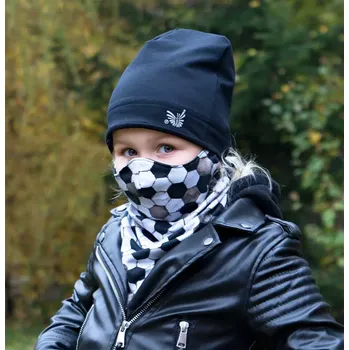 Nákrčník ESITO | Multifunkční nákrčník Mozaika - černá / 2