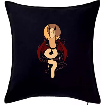 Polštář Žížala upír (Alexis Citrine) - Polštář 50x50 - 50x50 - Pouze potah ( Černá )