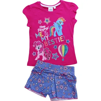 Dívčí pyžamo Sun City Dívčí pyžamo MY LITTLE PONY krátké s balonem růžové Barva: Růžová, Velikost: 104