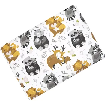 Příslušenství pro dětskou postel a kolébku ESITO | Dětský polštářek Minky Mýval - stříbrná / 30 x 40 cm