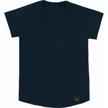 Chlapecké tričko ESITO | Žebrované tričko s krátkým rukávem Tomi Navy blue - modrá / 116