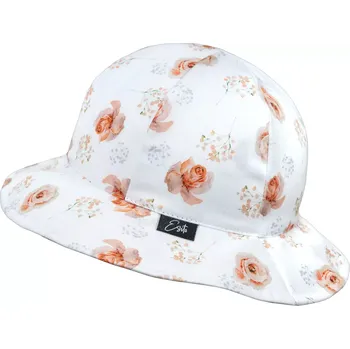 Klobouk ESITO | Dívčí klobouk Růže - bílá / XL