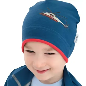 Čepice ESITO | Dětská čepice Vrtulník - modrá / 40