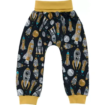 ESITO | Dětské tepláky Rakety - okrová / 62