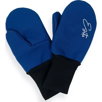 Rukavice ESITO | Palcové rukavice softshell Sapphire blue - modrá / 3 - 5 let