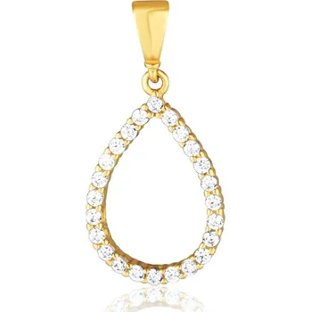 Přívěsek Zlatý přívěsek se zirkony ZP0403XJ70-8200 (585/1000) 0,82g