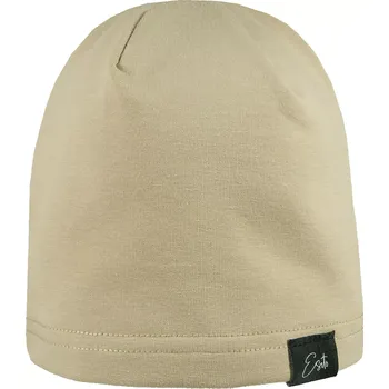 Kojenecká čepice ESITO | Dětská čepice jednobarevná Pejsci - béžová / 36