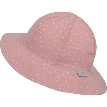 Klobouk ESITO | Dívčí klobouk mušelín Cameo pink DOT - růžová / L