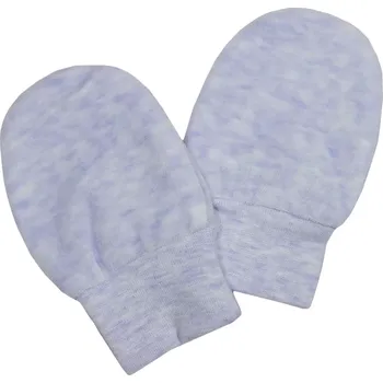 Rukavice ESITO | Rukavice plyš melír - melír modrý / 62