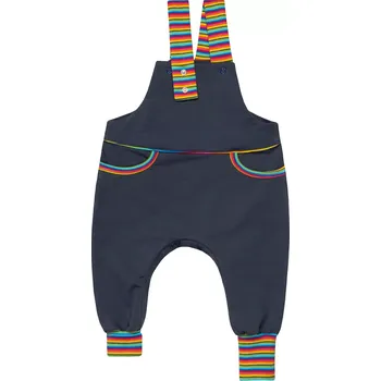 ESITO | Rostoucí tepláky s laclem Duha vel. 68 - 98 - šedá / 68 - 74