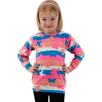 Dívčí tričko ESITO | Dívčí tunika Neonový motýl vel. 86 - 92 - 86