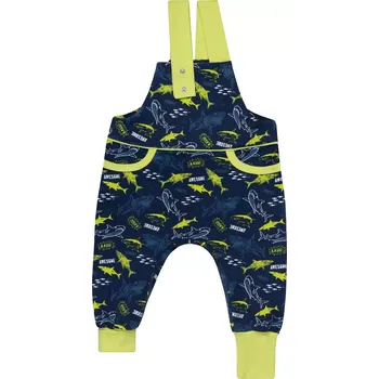 ESITO | Rostoucí tepláky s laclem Shark vel. 68 - 98 - modrá / 74 - 80