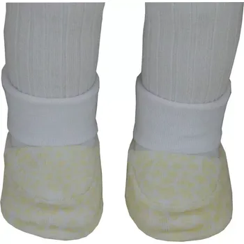 Chlapecké bačkory ESITO | Kojenecké bačkůrky plyš žirafa malé - mapa žlutá / New - délka stélky: 8 cm