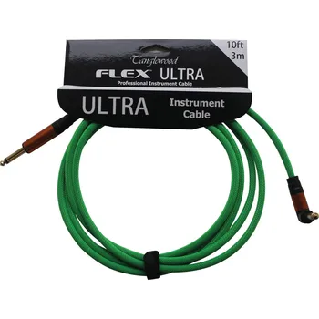 Příslušenství ke zvukové technice Tanglewood Flex Ultra Cable Lakeshore Green 3 m Angled + prodloužená záruka 3 roky