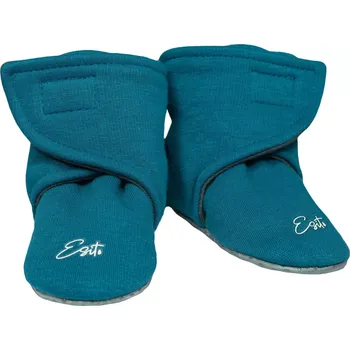 Capáčky ESITO | Capáčky barefoot Warmkeeper Petrol - petrolejová / 1 - délka stélky: 11 cm