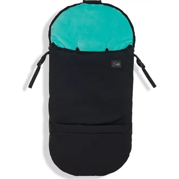 Fusak ESITO | Zimní fusak Softshell Warm cocoon 4 v 1 Black / Mint - černá / zelená / 95 x 47 cm / UNI