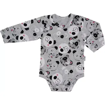 ESITO | Bodyčko DIGITÁL Panda vel. 56 až 74 - šedá / 56