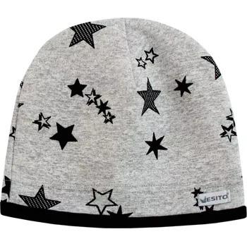 Čepice ESITO | Dětská čepice Hvězda - černá / 28