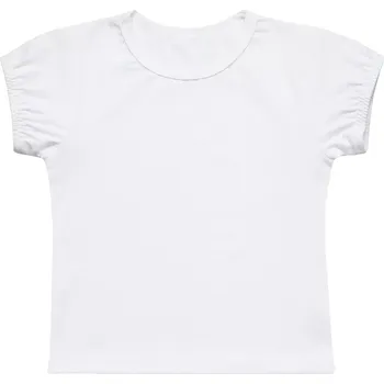 Dívčí tričko ESITO | Dětské tričko Bílá elegance vel. 86 - 110 - bílá / 104