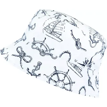 Kojenecké oblečení ESITO | Dětský klobouk Námořníci - bílá / XXL