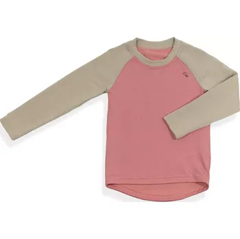 ESITO | Modalové tričko s dlouhým rukávem Coral red - růžová / 152