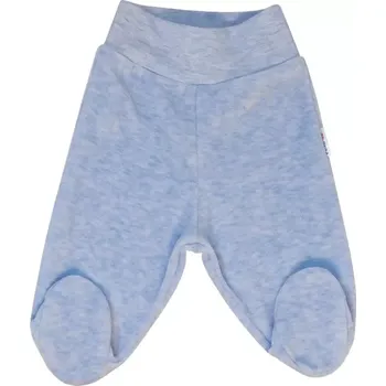 ESITO | Polodupačky plyš melír - melír modrý / 74