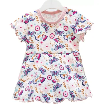 Kojenecký body ESITO | Body šatičky Motýlek - růžová / 56