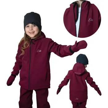 Kojenecká bunda ESITO | Dětská softshellová bunda DUO Fuchsie - fuchsiová / 98