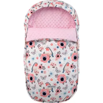 Fusak ESITO | Fusak Soft New Born Ptáčci růžová - růžová / 75 x 45 cm