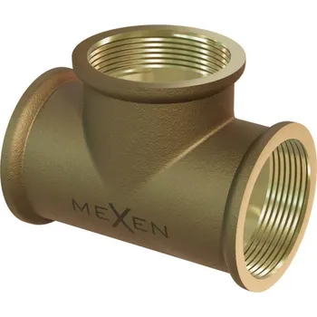 Fitinka Mexen BRASS mosazný trojúhelník 6/4 GW x 6/4 GW x 6/4 GW - W97403-646464 BRASS Mosazné tvarovky