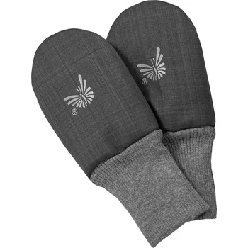 Rukavice ESITO | Zimní bezpalcové rukavice softshell s beránkem Lamb Grey - šedá / 74 - 80