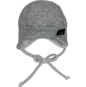 Kojenecká čepice ESITO | Čepice pro miminko Mimi svetrová Cool grey - šedá / 30
