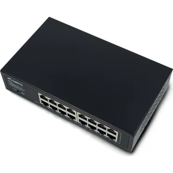 Switch Switch pro 10''/19'' serverové racky - 16 portů 1000 Mbps - Lanberg RSGE-16