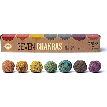 Vykuřovací bomby - 7 čaker 7 ks prémiových vykuřovadel Sagrada Madre, 58 g