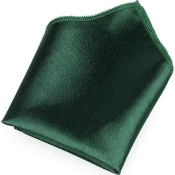 Kravata Saténový kapesníček do saka v krabičce - 18 (73) zelená tmavá
