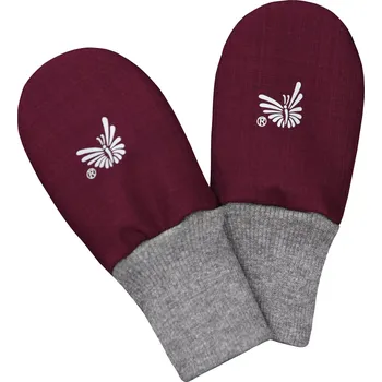 Rukavice ESITO | Zimní bezpalcové rukavice softshell s beránkem Lamb Fuchsie - fuchsiová / 74 - 80