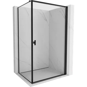 Mexen Mist-B sprchový kout výklopný pravý 80 x 85 cm, černý rám, černý - 8A2T-080-085-70-70-P Sprchové kouty