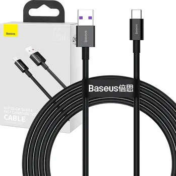 Datový kabel Kabel Baseus Superior Series USB pro USB-C, 66 W, 2 m (černý)