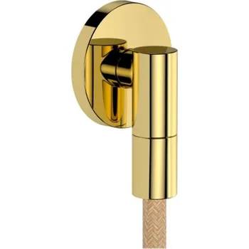 HANSGROHE - FixFit Fine S Nástěnné kolínko, leštěný vzhled zlata 28882990