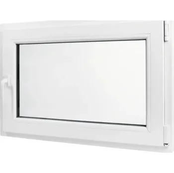 Okno Plastové okno ARON 2.0 OS1 RAL9006/bílá 90x60 cm P