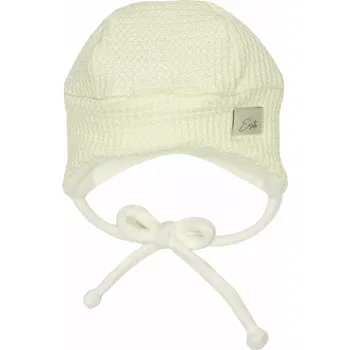 Kojenecká čepice ESITO | Čepice pro miminko Mimi svetrová Vanilla - smetanová / 32